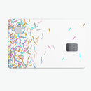 Colorful Falling Candy Sticks - Premium Protective Decal Skin-Kit for the Apple Credit Card