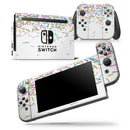 Colorful Falling Candy Sticks - Vinyl Skin Wrap for Nintendo Switch 2, OLED, Lite, Pro Controller, Wii & Classic Handhelds