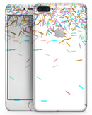 Colorful Falling Candy Sticks - Skin-kit for the iPhone 8 or 8 Plus