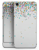 Colorful Falling Confetti Over White - Skin-kit for the iPhone 8 or 8 Plus