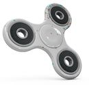 Colorful Falling Stars Over White Full-Body Fidget Spinner Skin-Kit