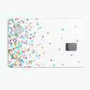 Colorful Falling Triangles - Premium Protective Decal Skin-Kit for the Apple Credit Card