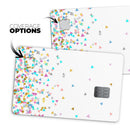 Colorful Falling Triangles - Premium Protective Decal Skin-Kit for the Apple Credit Card