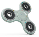 Colorful Falling Triangles Over Mint Full-Body Fidget Spinner Skin-Kit