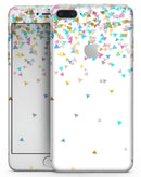 Colorful Falling Triangles - Skin-kit for the iPhone 8 or 8 Plus