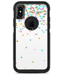Colorful Falling Triangles - iPhone X OtterBox Case & Skin Kits