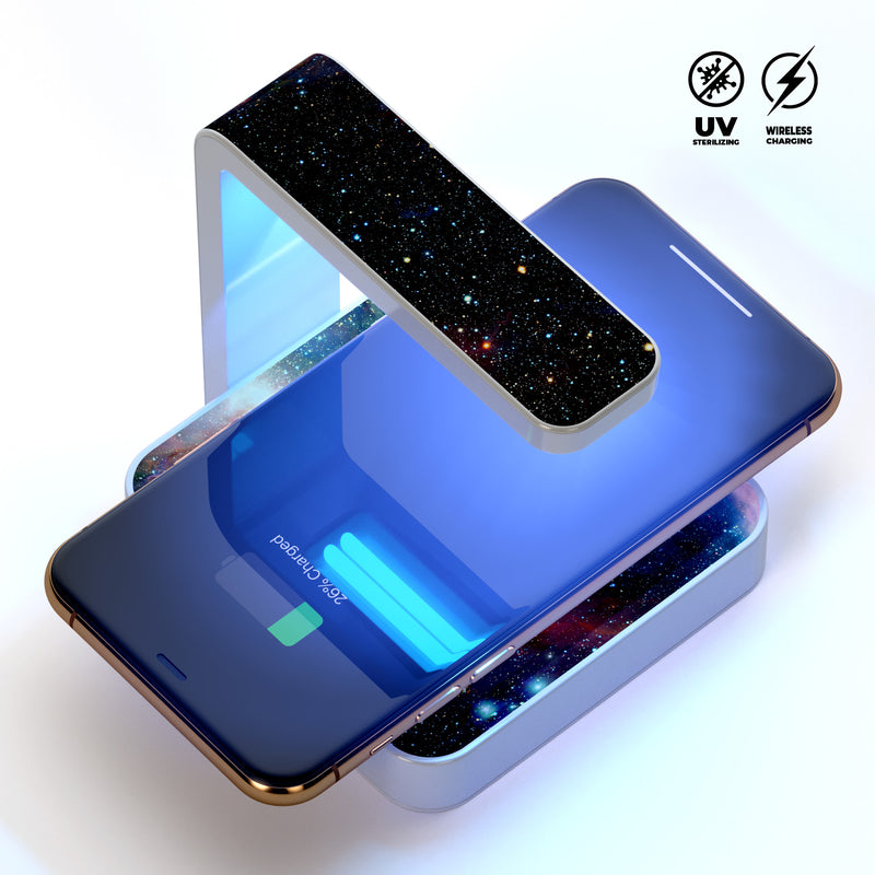 Colorful Galaxy V492 UV Germicidal Sanitizing Sterilizing Wireless Smart Phone Screen Cleaner + Charging Station