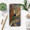 Colorful Gold Mixed Acrylic // Skin-Kit compatible with the Apple iPhone 14, 13, 12, 12 Pro Max, 12 Mini, 11 Pro, SE, X/XS + (All iPhones Available)