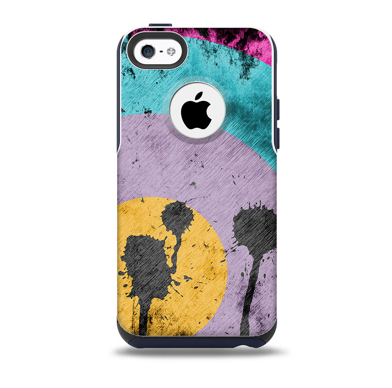 Colorful Grunge Target Skin for the iPhone 5c OtterBox Commuter Case