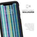 Colorful Highlighted Vertical Stripes  - Skin Kit for the iPhone OtterBox Cases