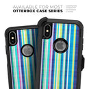 Colorful Highlighted Vertical Stripes  - Skin Kit for the iPhone OtterBox Cases