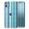 Colorful Highlighted Vertical Stripes  - Skin-Kit compatible with the Apple iPhone 13, 13 Pro Max, 13 Mini, 13 Pro, iPhone 12, iPhone 11 (All iPhones Available)