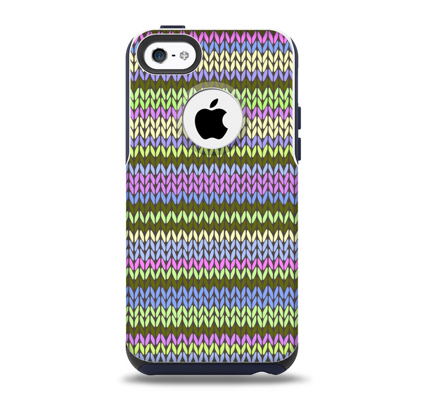 Colorful Knit Pattern Skin for the iPhone 5c OtterBox Commuter Case