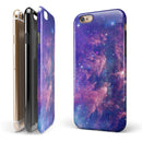 Colorful Nebula iPhone 6/6s or 6/6s Plus 2-Piece Hybrid INK-Fuzed Case