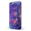Colorful Nebula iPhone 6/6s or 6/6s Plus 2-Piece Hybrid INK-Fuzed Case