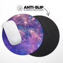 Colorful Nebula// WaterProof Rubber Foam Backed Anti-Slip Mouse Pad for Home Work Office or Gaming Computer Desk
