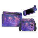 Colorful Nebula // Skin Decal Wrap Kit for Nintendo Switch Console & Dock, Joy-Cons, Pro Controller, Lite, 3DS XL, 2DS XL, DSi, or Wii - Vinyl Skin Wrap for Nintendo Switch 2, OLED, Lite, Pro Controller, Wii & Classic Handhelds