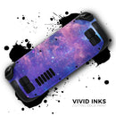 Colorful Nebula // Vinyl Skin Wrap for Steam Deck OLED & Steam Deck (LCD) — Soft Matte or Ultra Gloss
