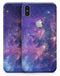 Colorful Nebula - iPhone X Skin-Kit