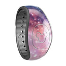 Colorful Neon Space Nebula - Decal Skin Wrap Kit for the Disney Magic Band