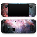 Colorful Neon Space Nebula // Vinyl Skin Wrap for Steam Deck OLED & Steam Deck (LCD) — Soft Matte or Ultra Gloss