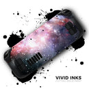 Colorful Neon Space Nebula // Vinyl Skin Wrap for Steam Deck OLED & Steam Deck (LCD) — Soft Matte or Ultra Gloss