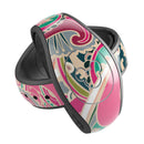 Colorful Pink & Teal Seamless Paisley - Decal Skin Wrap Kit for the Disney Magic Band