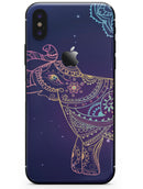 Colorful Sacred Elephant - iPhone X Skin-Kit