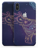 Colorful Sacred Elephant - iPhone X Skin-Kit