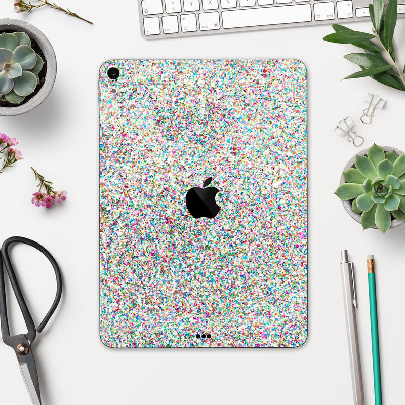 Colorful Small Sprinkles - Full Body Skin Decal for the Apple iPad Pro 12.9", 11", 10.5", 9.7", Air or Mini (All Models Available)
