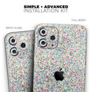 Colorful Small Sprinkles - Vinyl Skin Wrap for iPhone 17 Pro Max, 17 Pro, 17 Air, 17, 16 & All Models — Soft Matte or Ultra Gloss