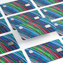 Colorful Strokes - Premium Protective Decal Skin-Kit for the Apple Credit Card