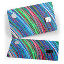 Colorful Strokes - Premium Protective Decal Skin-Kit for the Apple Credit Card
