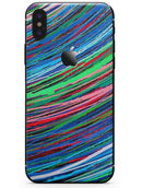 Colorful Strokes - iPhone X Skin-Kit