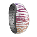 Colorful Vector Zebra Animal Print - Decal Skin Wrap Kit for the Disney Magic Band