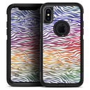 Colorful Vector Zebra Animal Print - Skin Kit for the iPhone OtterBox Cases