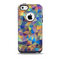 Colorful Vibrant Triangle Connect Pattern Skin for the iPhone 5c OtterBox Commuter Case