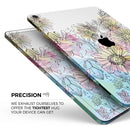 Colorful WaterColor Floral - Full Body Skin Decal for the Apple iPad Pro 12.9", 11", 10.5", 9.7", Air or Mini (All Models Available)