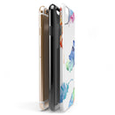 Colorful Watercolor Feathers iPhone 6/6s or 6/6s Plus 2-Piece Hybrid INK-Fuzed Case