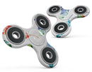 Colorful Watercolor Feathers Full-Body Fidget Spinner Skin-Kit