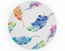 Colorful Watercolor Feathers - Skin Kit for PopSockets and other Smartphone Extendable Grips & Stands