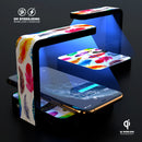 Colorful happy Feathers V1 UV Germicidal Sanitizing Sterilizing Wireless Smart Phone Screen Cleaner + Charging Station