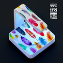 Colorful happy Feathers V1 UV Germicidal Sanitizing Sterilizing Wireless Smart Phone Screen Cleaner + Charging Station