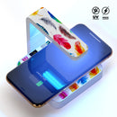 Colorful happy Feathers V1 UV Germicidal Sanitizing Sterilizing Wireless Smart Phone Screen Cleaner + Charging Station