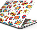 Comic Series / Comic Book Actions V1 - Apple MacBook Pro, Pro with Touch Bar or Air Skin Decal Kit (All Versions Available)