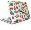 Comic Series / Comic Book Actions V1 - Apple MacBook Pro, Pro with Touch Bar or Air Skin Decal Kit (All Versions Available)