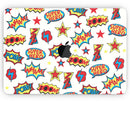 Comic Series / Comic Book Actions V1 - Apple MacBook Pro, Pro with Touch Bar or Air Skin Decal Kit (All Versions Available)