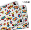 Comic Series / Comic Book Actions V1 - Apple MacBook Pro, Pro with Touch Bar or Air Skin Decal Kit (All Versions Available)