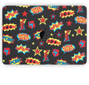 Comic Series / Comic Book Actions V3 - Apple MacBook Pro, Pro with Touch Bar or Air Skin Decal Kit (All Versions Available)