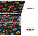 Comic Series / Comic Book Actions V3 - Apple MacBook Pro, Pro with Touch Bar or Air Skin Decal Kit (All Versions Available)